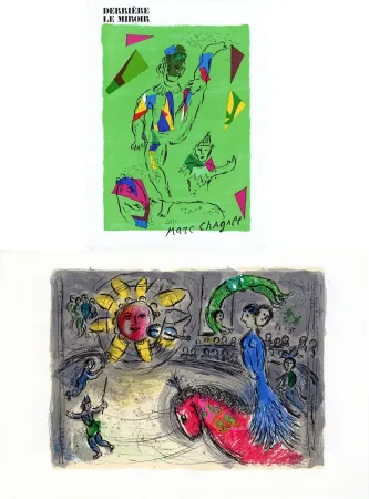 Geïllustreerd Boek Chagall - Derrière le Miroir n° 235 - CHAGALL. 2 LITHOGRAPHIES ORIGINALES (1979)
