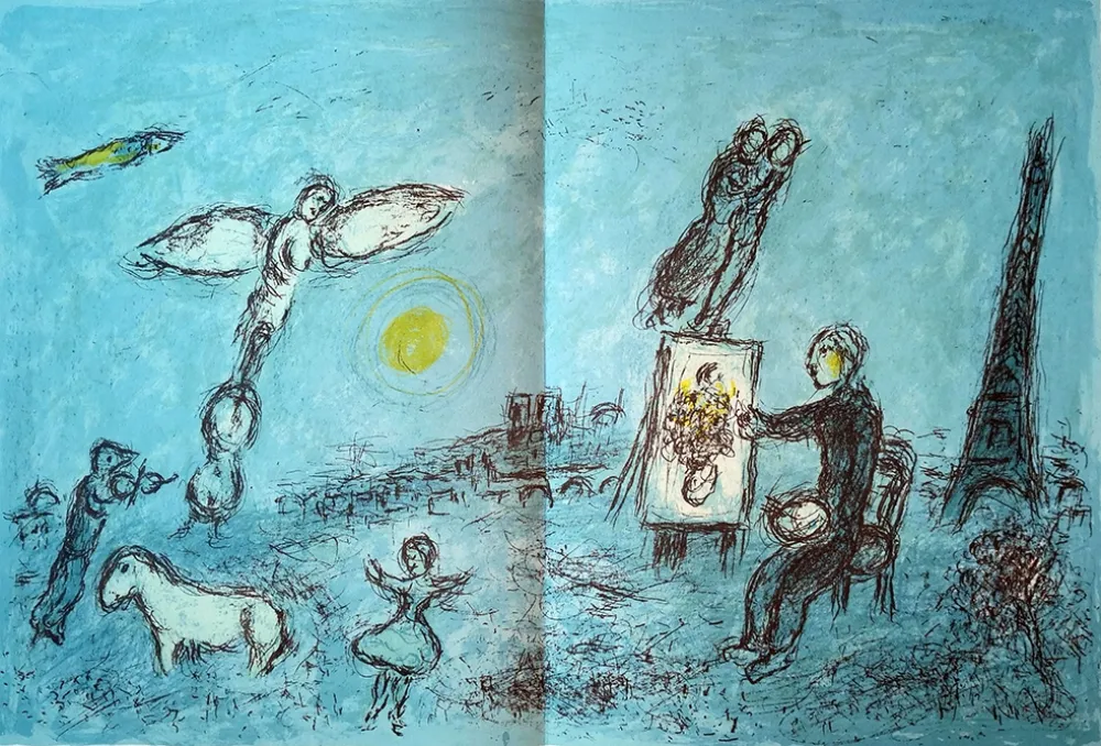 Geïllustreerd Boek Chagall - Derrière le Miroir n.°246 mai 1981