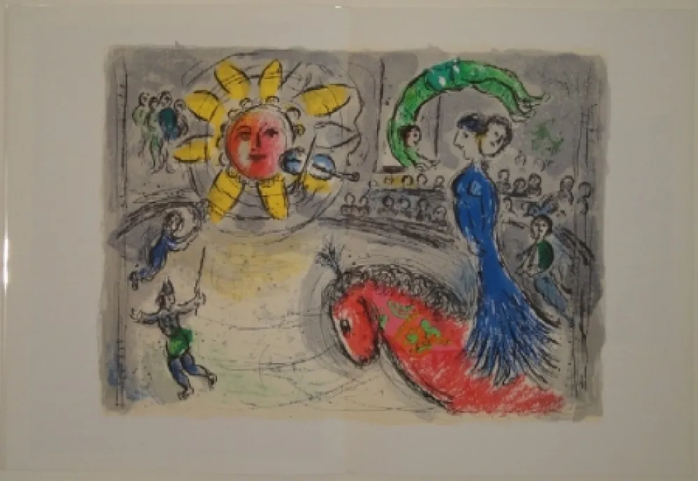 Geïllustreerd Boek Chagall - DERRIÈRE LE MIROIR, No 235. 