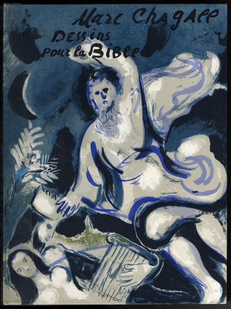 Geïllustreerd Boek Chagall - DESSINS POUR LA BIBLE. 47 LITHOGRAPIES ORIGINALES. Verve. Vol.X, Nos 37/38 (1960).
