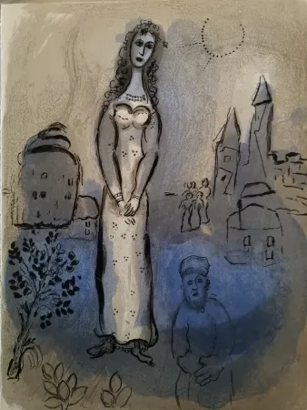 Lithografie Chagall - Esther