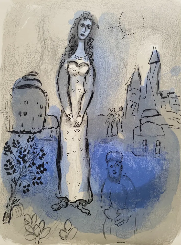 Lithografie Chagall - Esther