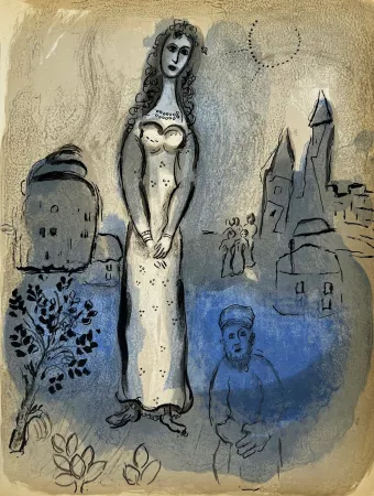 Lithografie Chagall - Esther
