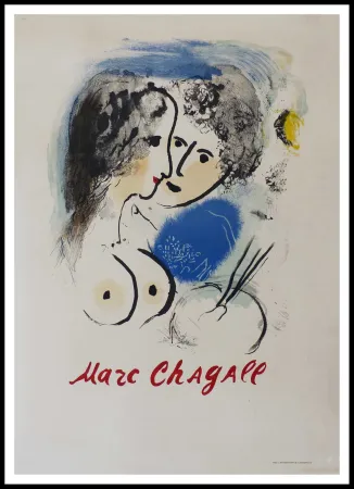 Lithografie Chagall - GALERIE DES PONCHETTES NICE - AVANT LA LETTRE