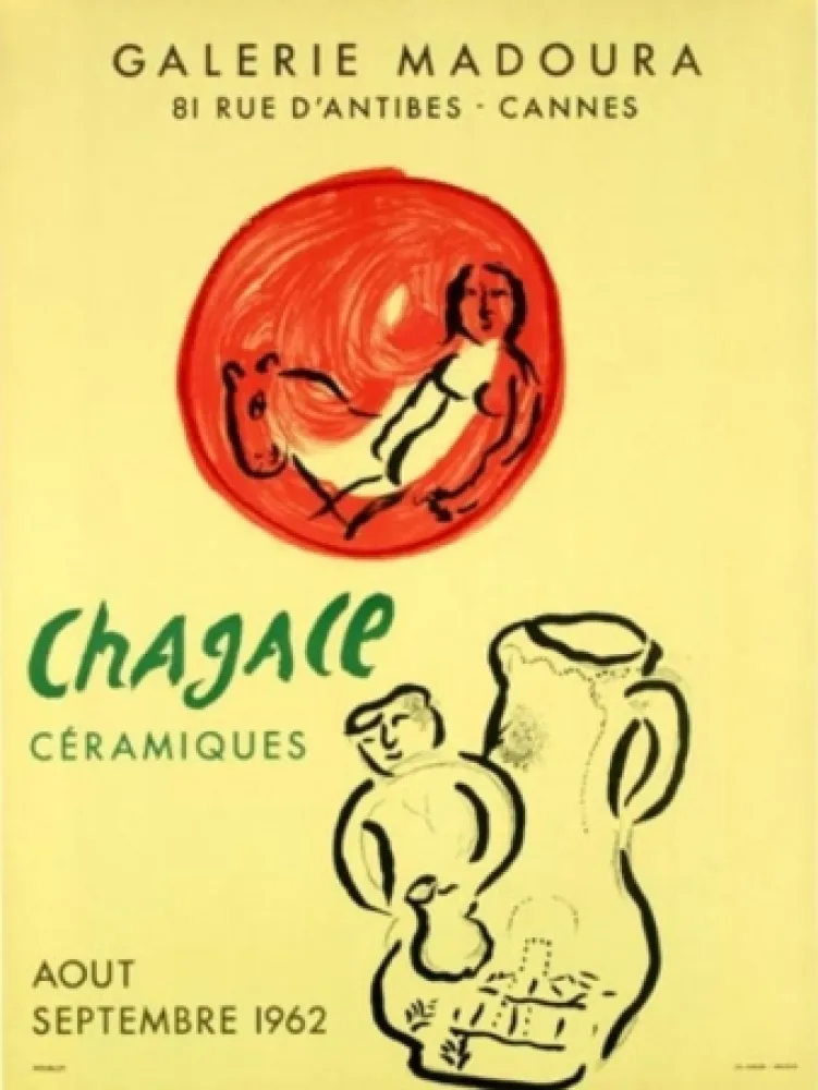 Lithografie Chagall - GALERIE MADOURA