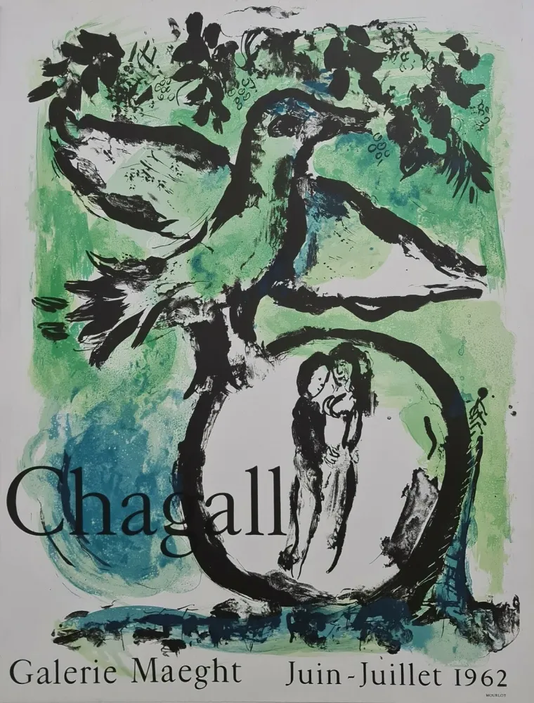 Lithografie Chagall - Galerie Maeght 1962