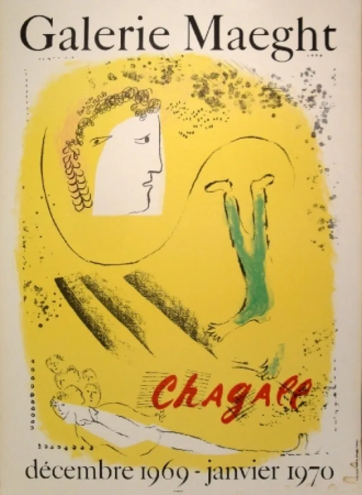 Lithografie Chagall - Galerie Maeght, Chagall