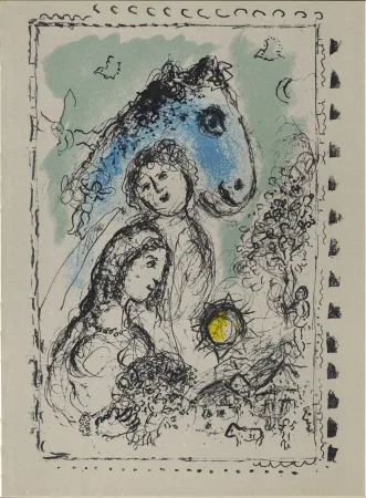Geïllustreerd Boek Chagall - HOMMAGE À AIMÉ ET MARGUERITE MAEGHT. Derrière le Miroir n° 250. 25 LITHOGRAPHIES ORIGINALES (1982)