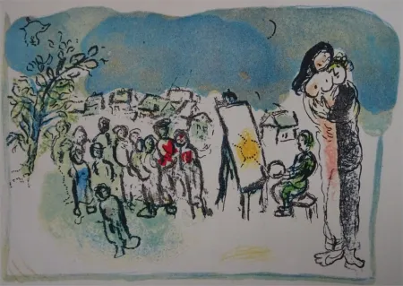 Lithografie Chagall - Humanisme actif