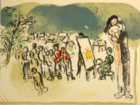 Lithografie Chagall - (Humanisme actif)