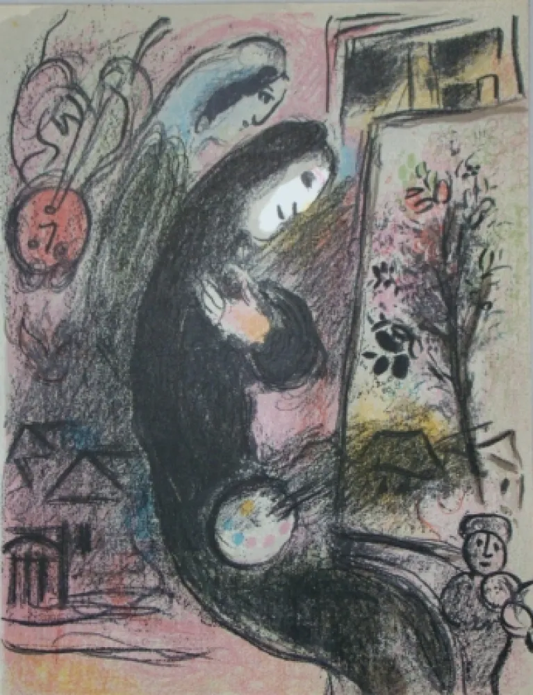 Lithografie Chagall - Inspiration