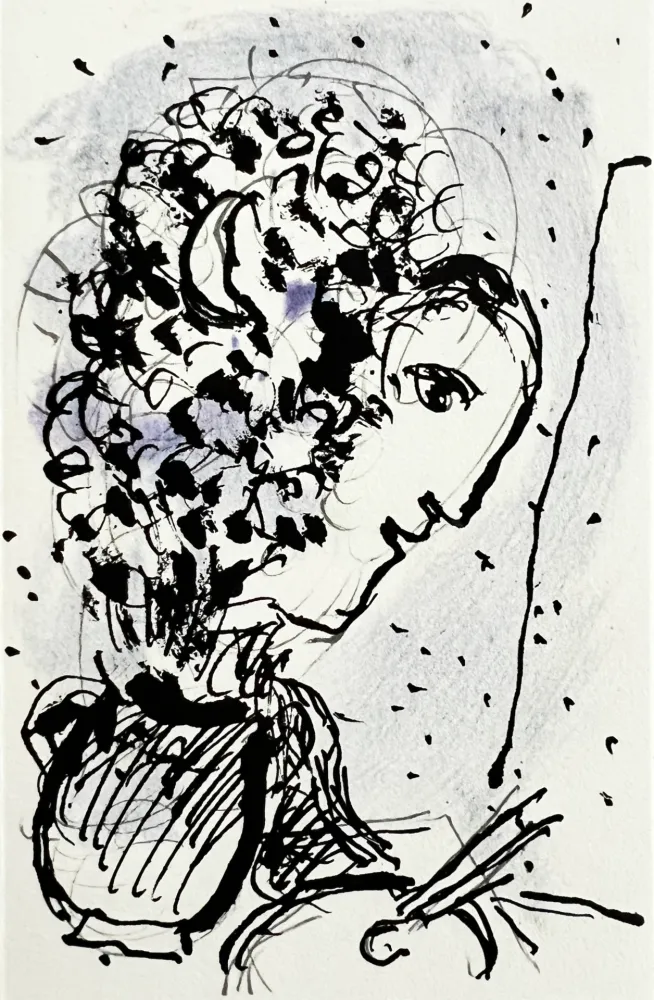 Lithografie Chagall - Invitation for an Exhibition