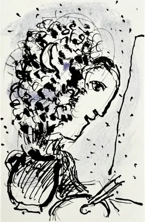 Lithografie Chagall - Invitation for an Exhibition