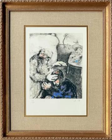 Ets Chagall - Jacob Blessed By Isaac