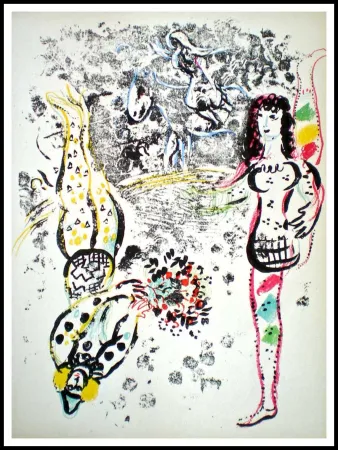 Lithografie Chagall - JEU D'ACROBATES