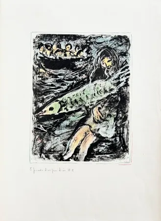Lithografie Chagall - Jonah II