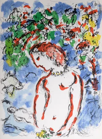 Lithografie Chagall - Jour de Printemps, 1972