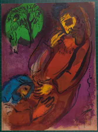 Lithografie Chagall - La Bible : David et Absalom, 1956