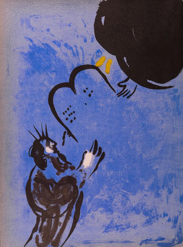 Lithografie Chagall - La Bible : Moïse, 1956