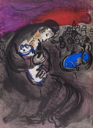 Lithografie Chagall - La Bible : Pleurs de Jérémie, 1956
