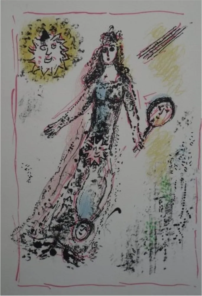Lithografie Chagall - La Feerie et le Royaume, planche 6