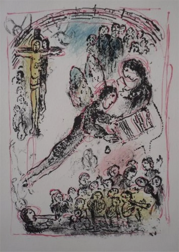 Lithografie Chagall - La Feerie et le Royaume, planche 7