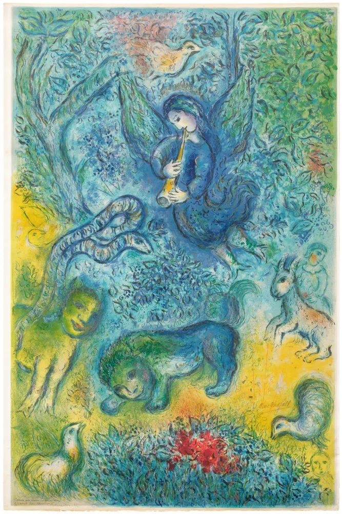 Lithografie Chagall - La Flûte Enchantée (The Magic Flute)