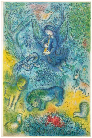 Lithografie Chagall - La Flûte Enchantée (The Magic Flute)