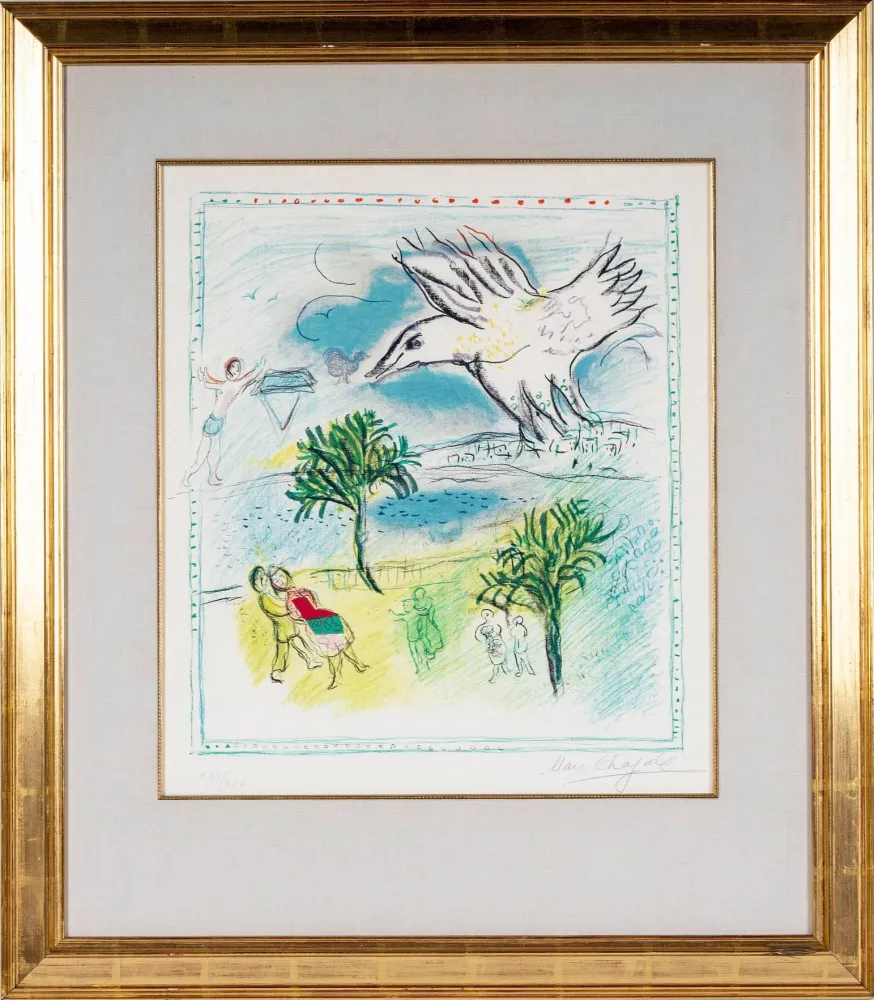 Lithografie Chagall - La Grande Corniche