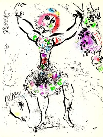 Lithografie Chagall - La Jongleuse
