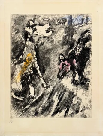 Ets Chagall - La Lice et sa compagne