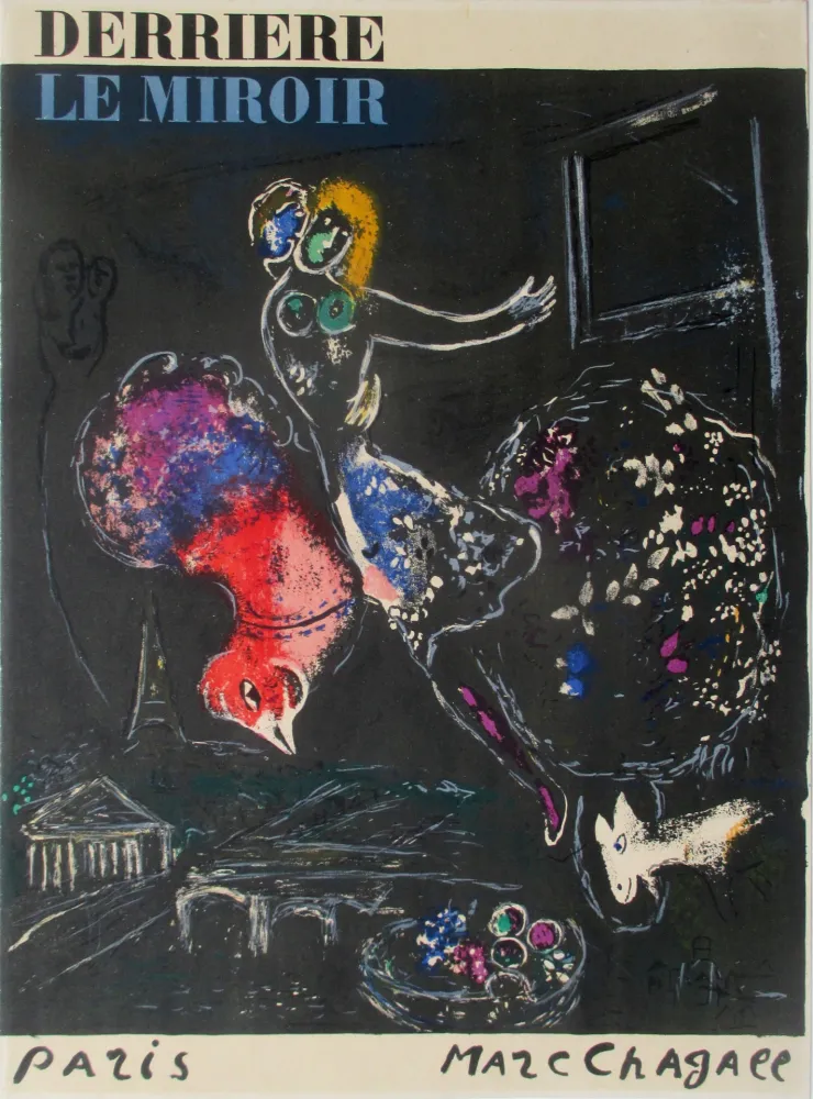 Lithografie Chagall - La Nuit a Paris