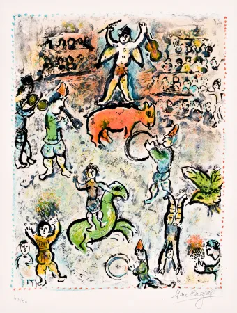 Lithografie Chagall -  La Parade au Cirque 