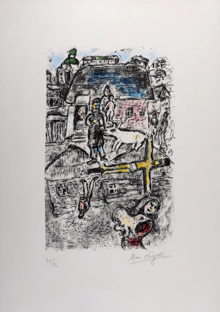Lithografie Chagall - La Passion, 1975 - Hand-signed!