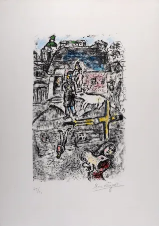 Lithografie Chagall - La Passion, 1975 - Hand-signed!