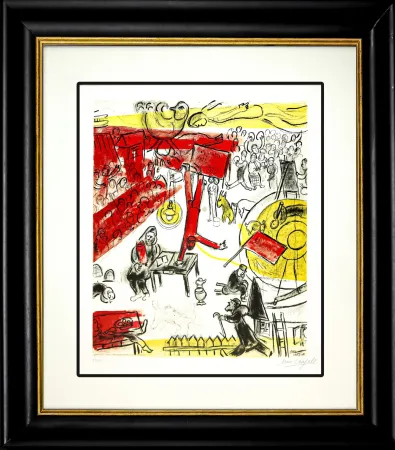 Lithografie Chagall - La Révolution