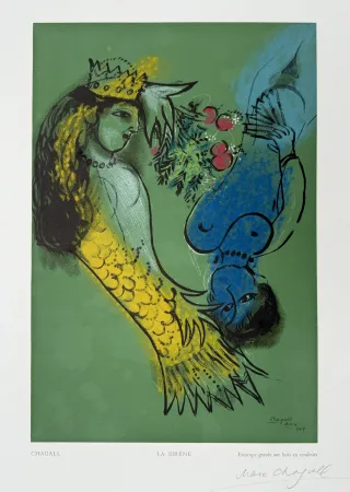 Geen Techniek Chagall - La Sirene