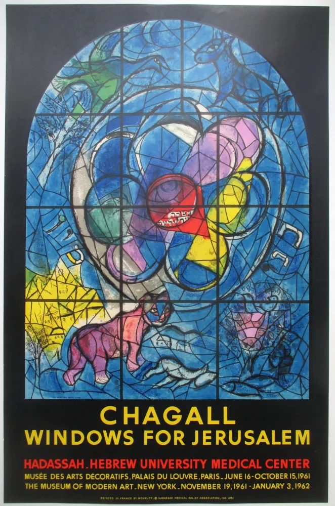Lithografie Chagall - La Tribu de Benjamin