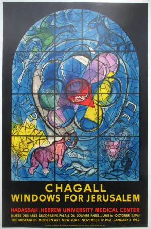 Lithografie Chagall - La Tribu de Benjamin