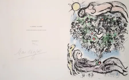 Lithografie Chagall - L’Abre Fleuri - M915