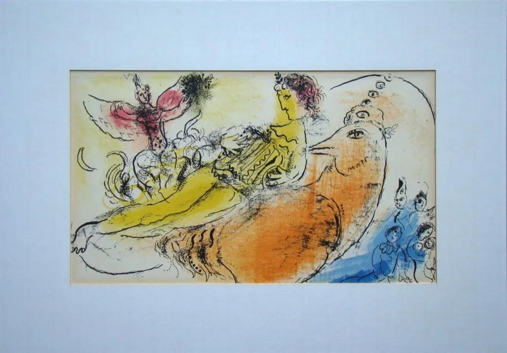 Lithografie Chagall - L'Accordéoniste