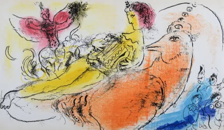 Lithografie Chagall - L'Accordéoniste
