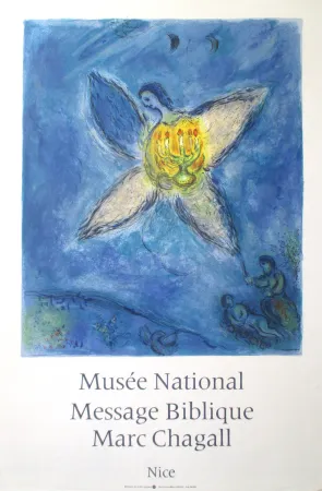 Lithografie Chagall - L'Ange au Chandelier
