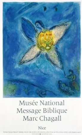 Lithografie Chagall - LAnge au Chandelier