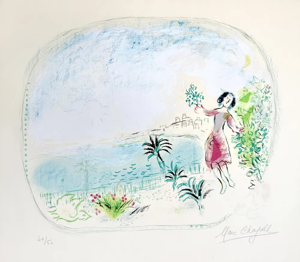 Lithografie Chagall - Le Baie des Anges