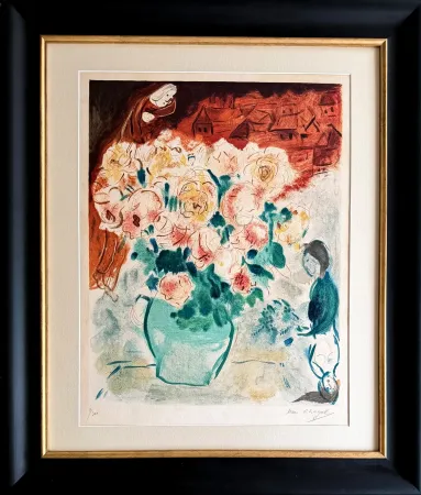Lithografie Chagall - Le Bouquet