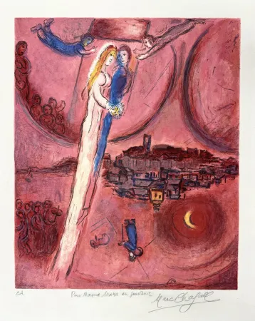 Lithografie Chagall - Le Cantique des Cantiques