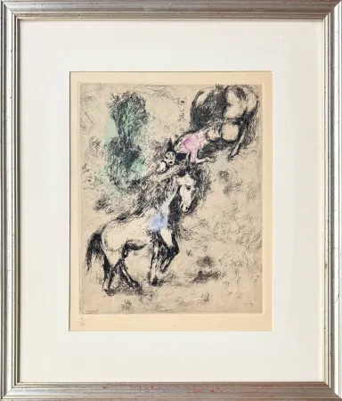 Ets Chagall - Le Cheval et l'Âne (The Horse and the Donkey)