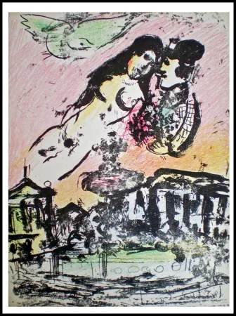 Lithografie Chagall - LE CIEL DES AMANTS
