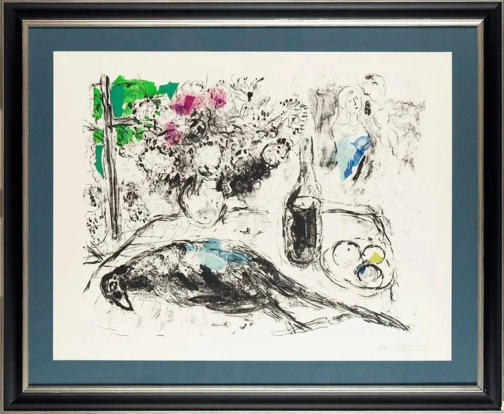 Lithografie Chagall - Le Faisan